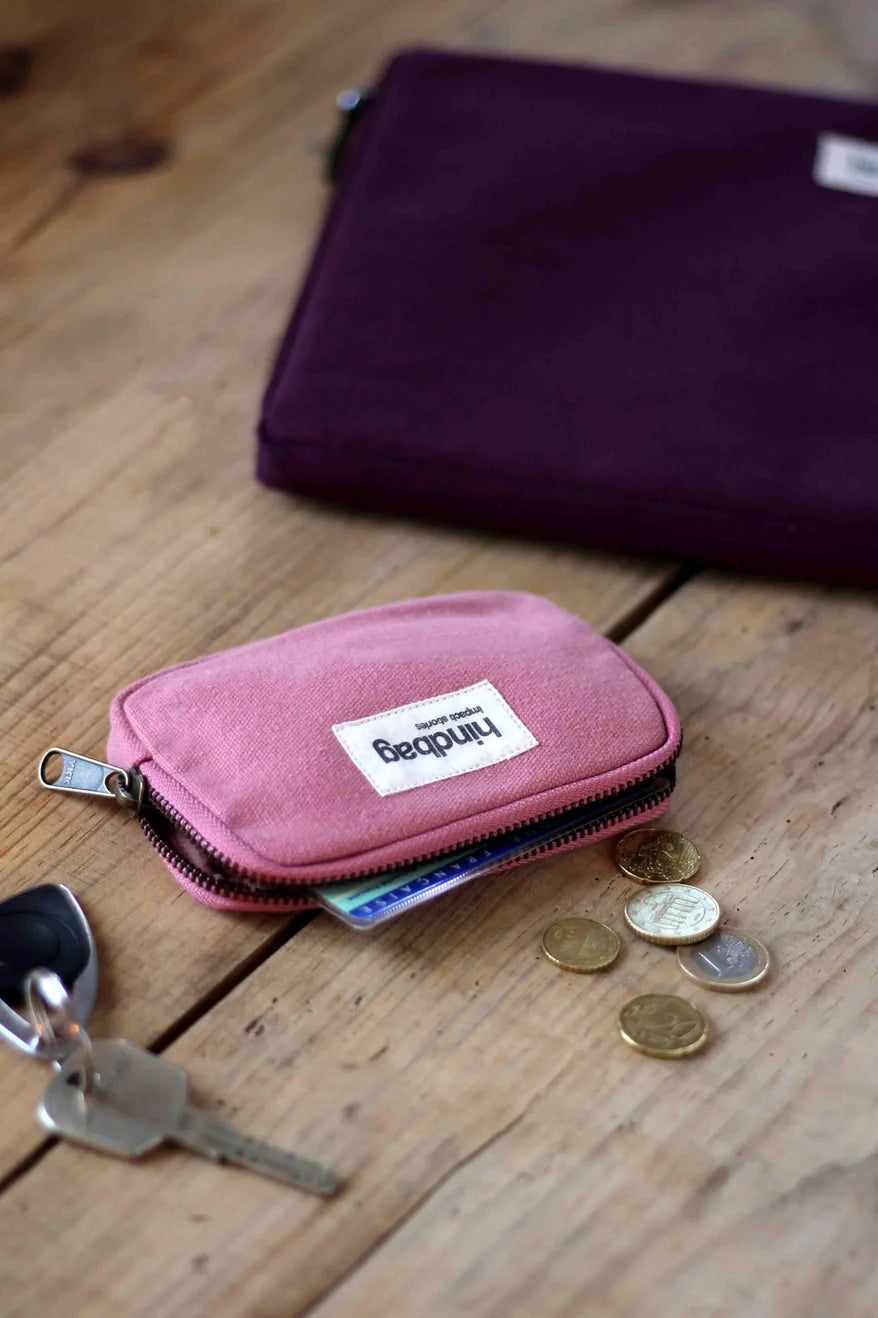 Porte monnaie blush