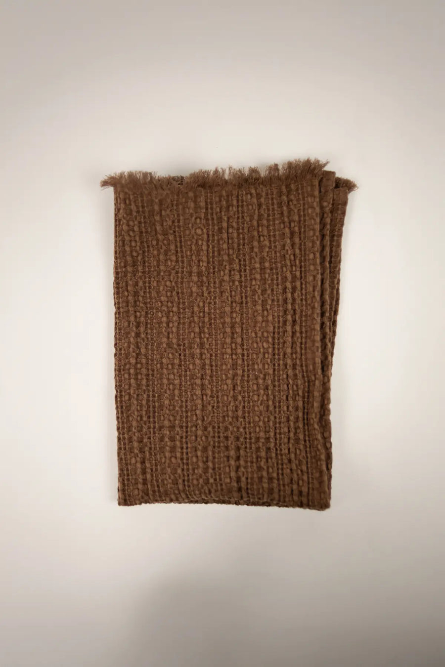 Torchon marron doux
