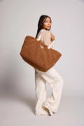 Cabas teddy marron 1