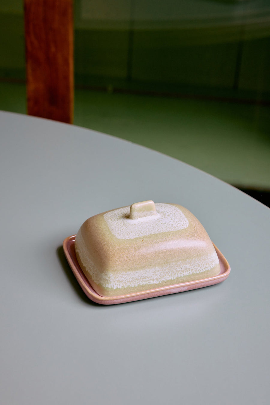 Beurrier en céramique