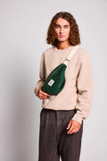 Sac banane velours sapin 1