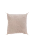 Coussin velours sable 1