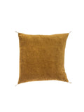 Coussin velours bronze 3