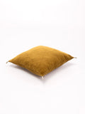 Coussin velours bronze 1