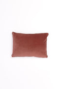Coussin velours terracotta 2