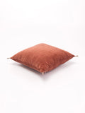 Coussin velours terracotta 2