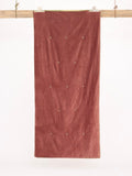 Edredon velours terracotta 3