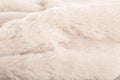 Plaid XL fausse fourrure beige 2