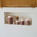 Vase oreille rose et gris 2