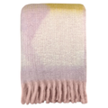 Plaid dégradé rose ocre 2