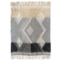 Plaid dégradé gris beige 2