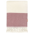 Plaid en laine rose et vert 4