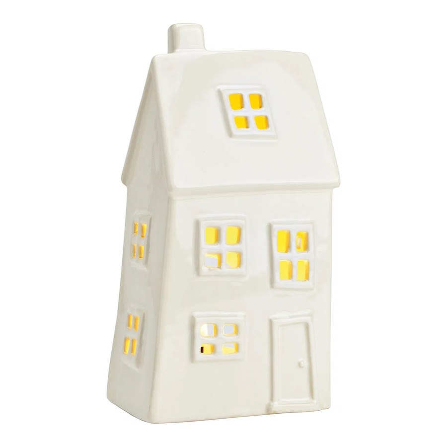 Maison photophore blanche