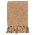 Plaid tout doux marron glacé 1