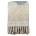 Plaid dégradé gris beige 5