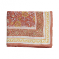 Nappe à fleurs terracotta 2