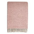 Plaid en laine rose 2