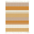 Plaid en laine ocre 4