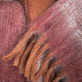 Plaid dégradé rouille rose 3