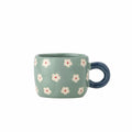 Tasse à fleurs bleu 2