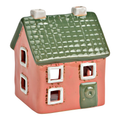 Maison photophore rose 1