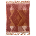 Plaid dégradé rouille rose 2