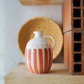 Pichet rayure terracotta 4