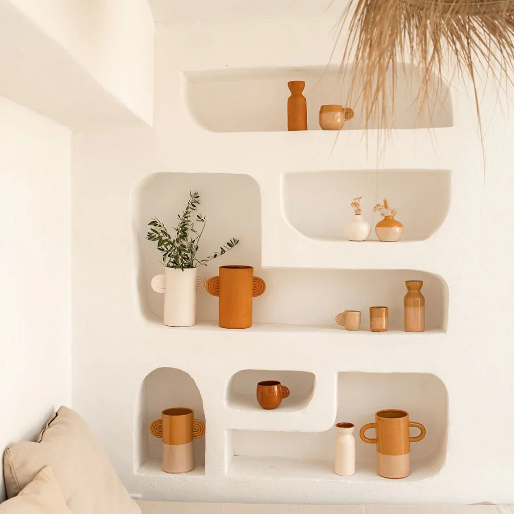 Vase anse blanc